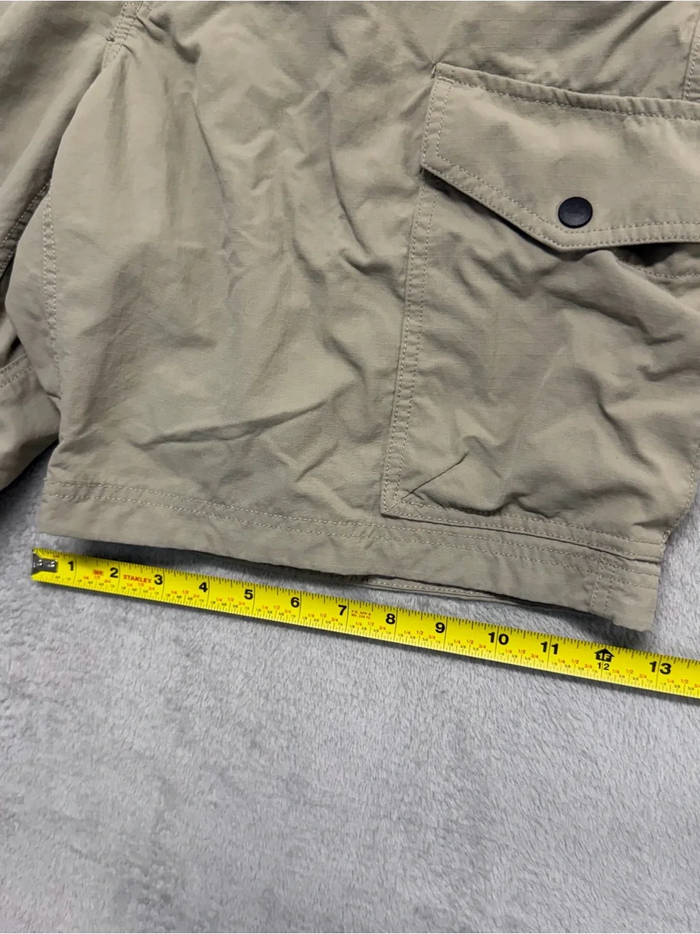 Duluth Trading Shorts Mens 40 Tan Armachillo Cargo Cooling Ripstop Paratrooper